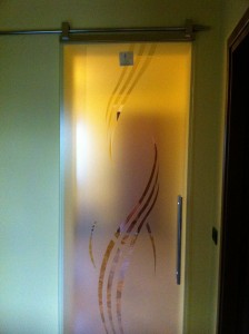porta mod. tutto vetro ..